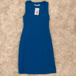 Electrib blue tight dress